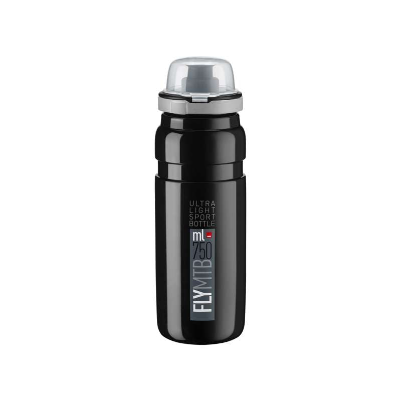 Fly MTB 750ml Bottle (Black, grey logo)