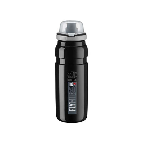 Fly MTB 750ml Bottle (Black, grey logo)
