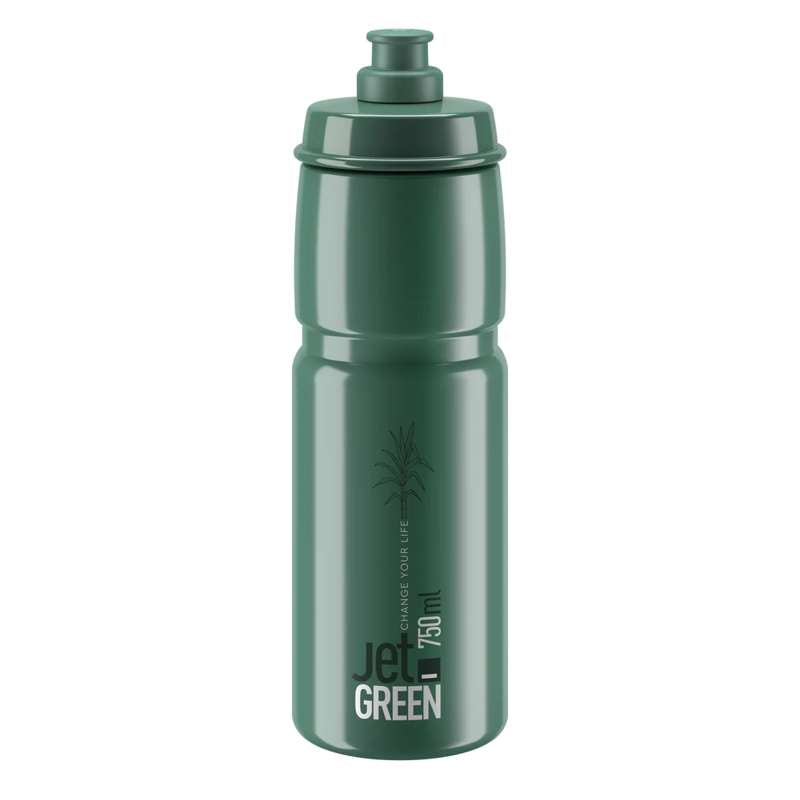 Jet Green 750ml (Dark green, white logo)