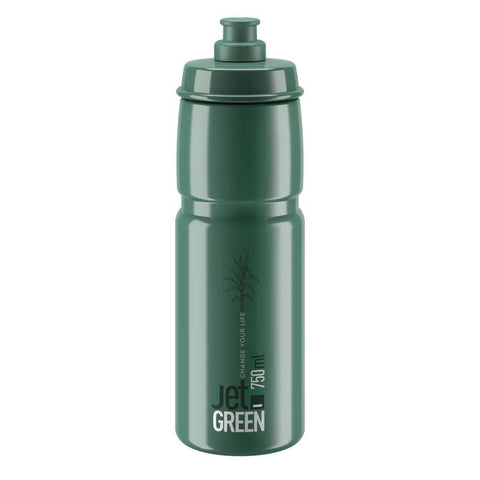 Jet Green 750ml (Dark green, white logo)