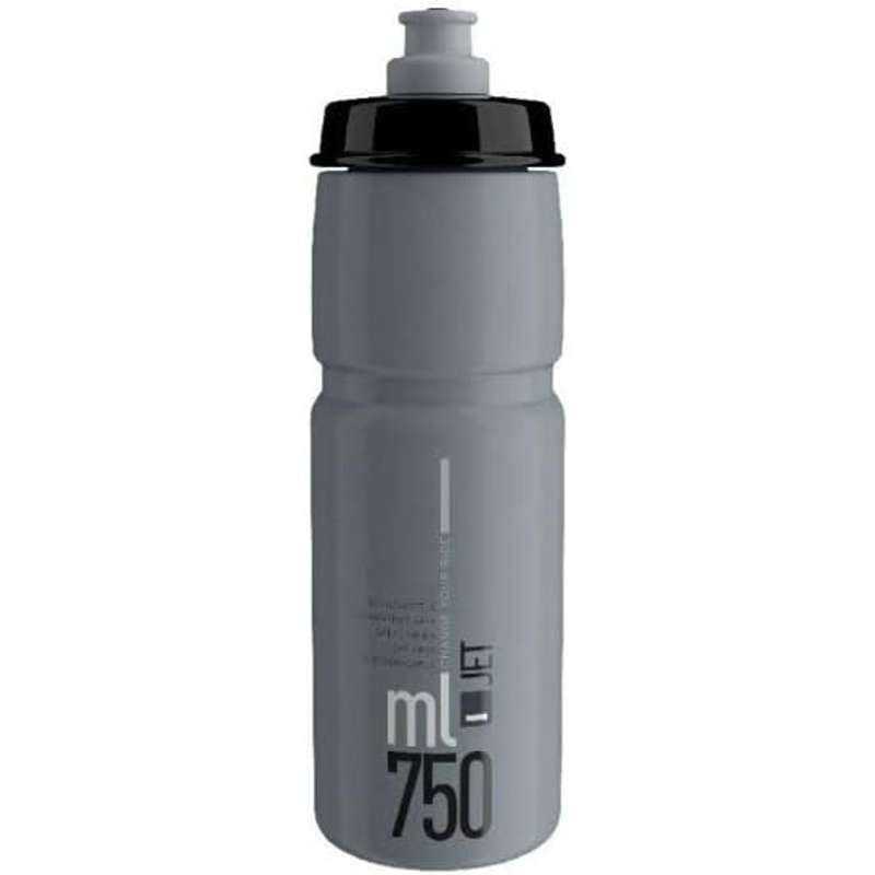 Jet 750ml Bottle (Grey, black logo)