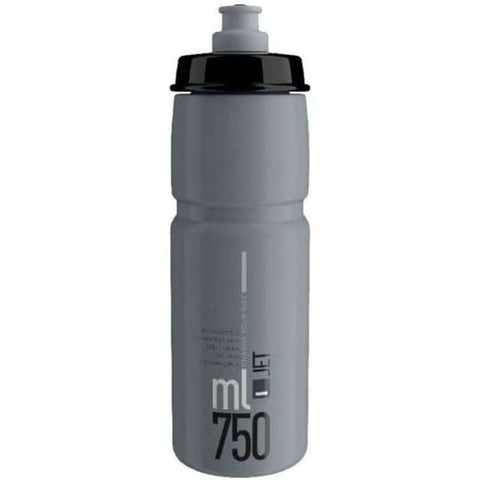 Jet 750ml Bottle (Grey, black logo)