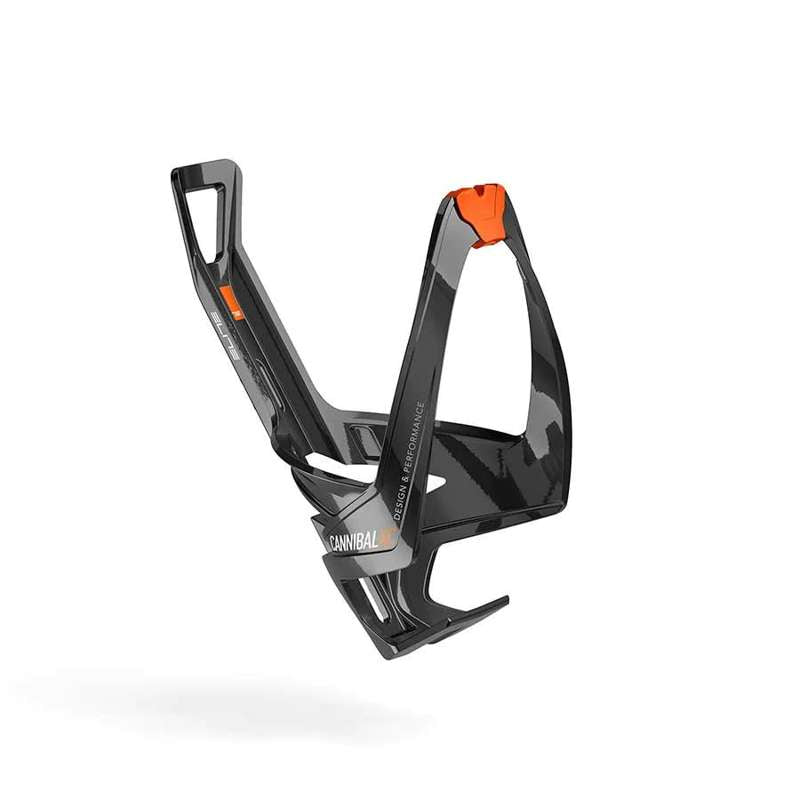 CANNIBAL XC BLACK GLOSSY orange graphic Bio-Based Bottle Cage