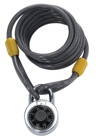 Doberman 6' Coil Cable with Combo Padlock