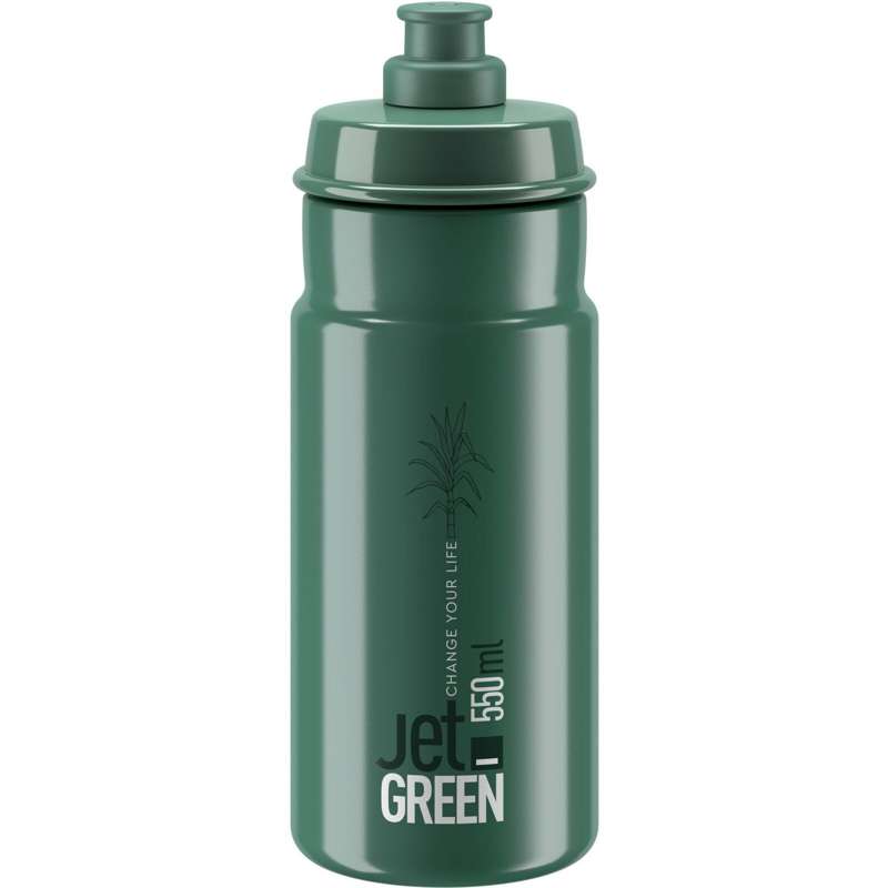 Jet Green 550ml Bottle (Dark green, white logo)