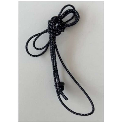 Elastic cord with cord stopper for Tubular BarBag Black & Green (TC2312B, TC2312G), Length 150cm