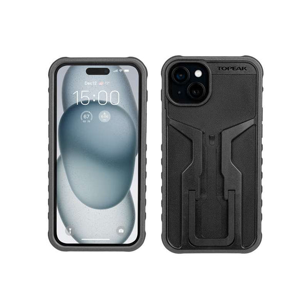 RideCase with RideCase Mount, for iPhone 15 Plus, Black/ Gray