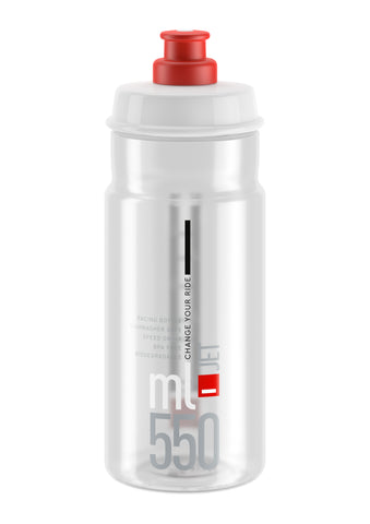 Jet 550ml (Clear, red logo)