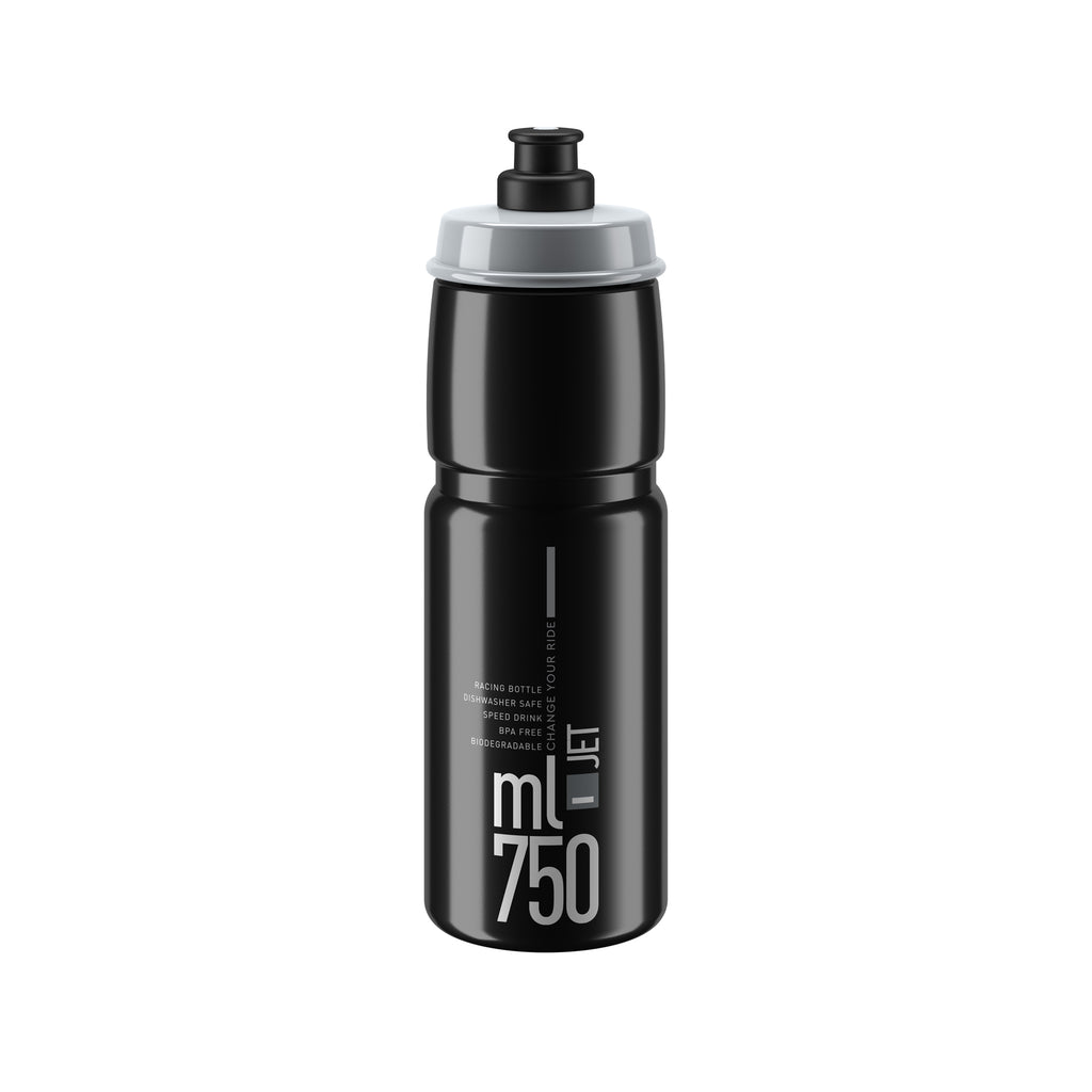 JET 750ML (BLACK, GRAY LOGO)