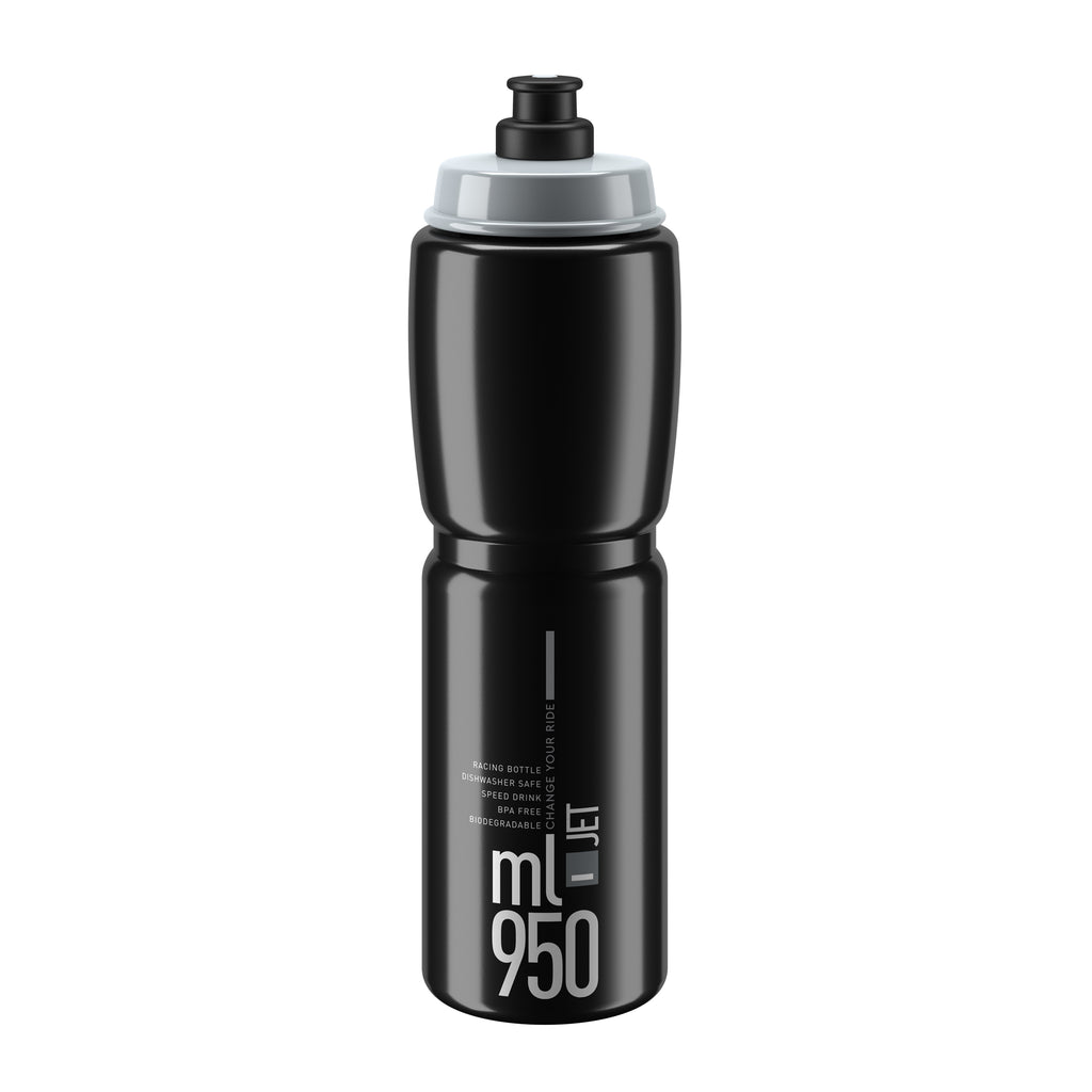 Jet 950ml (Black, gray logo)