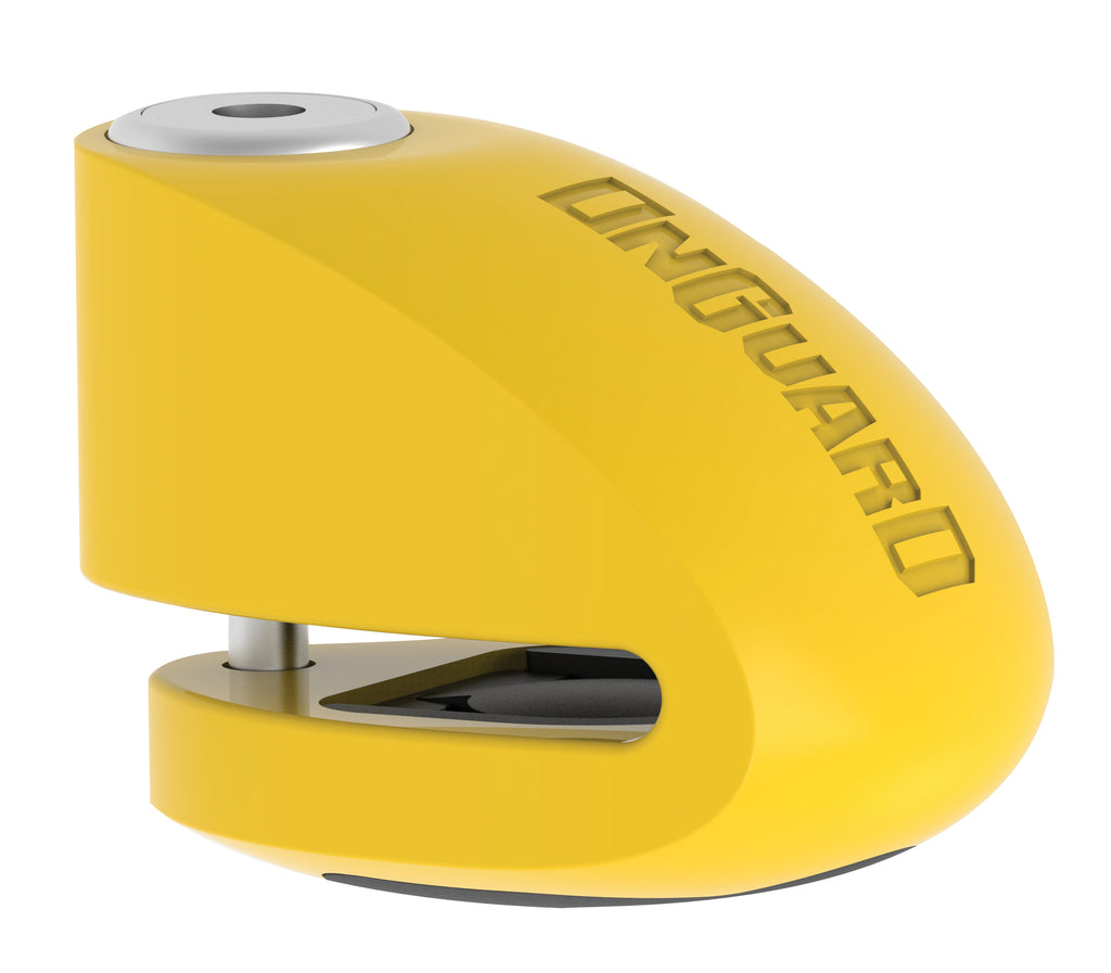 SMART ALARM DISC LOCK - YELLOW 10MM PIN (8263)