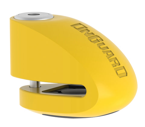 SMART ALARM DISC LOCK - YELLOW, 6MM PIN (8258)